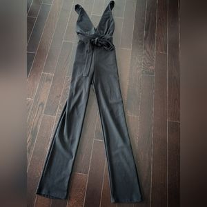 Plunging Neck Jumpsuit